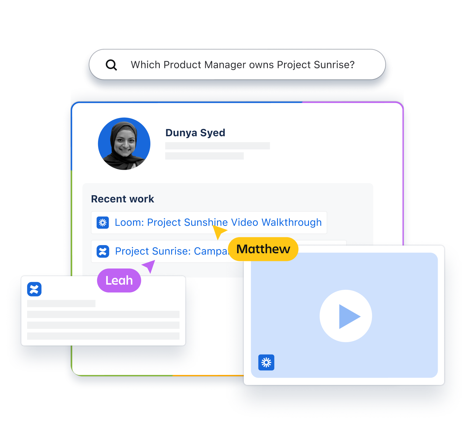 Get relevant answers across all your tools with AI-powered search
